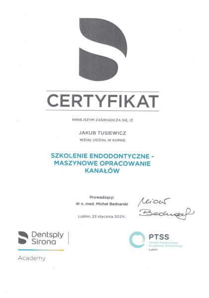 certyfikat
