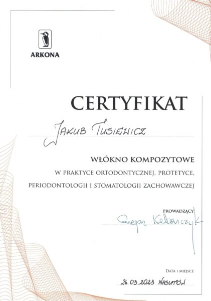 certyfikat